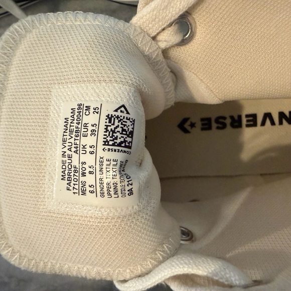 Converse All Star Green Patterned High Top Sneakers - Picture 4 of 6